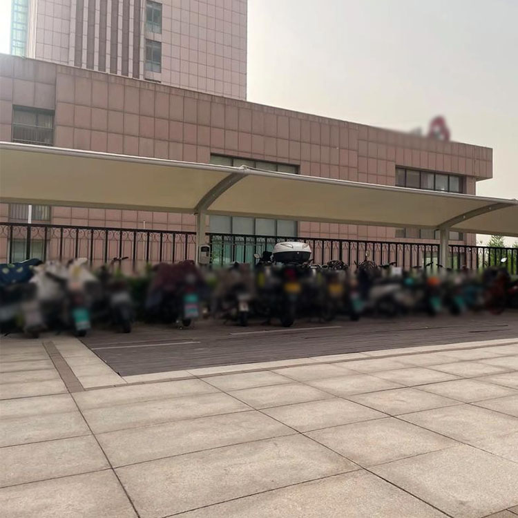 太白县膜结构电动车棚